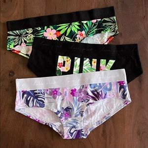 VS PINK Logo Hipster Panties (M)